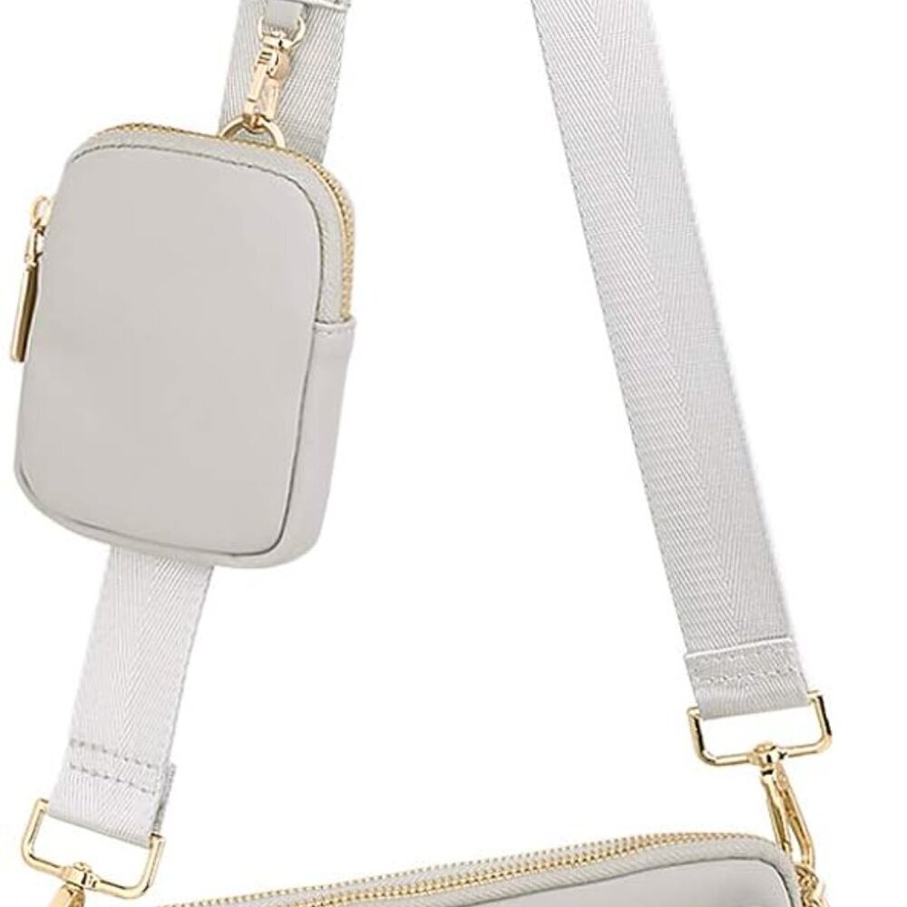 Small Crossbody Bags for Women 3 in 1 Trendy Belt Purse Fashion Designer Mini Cu